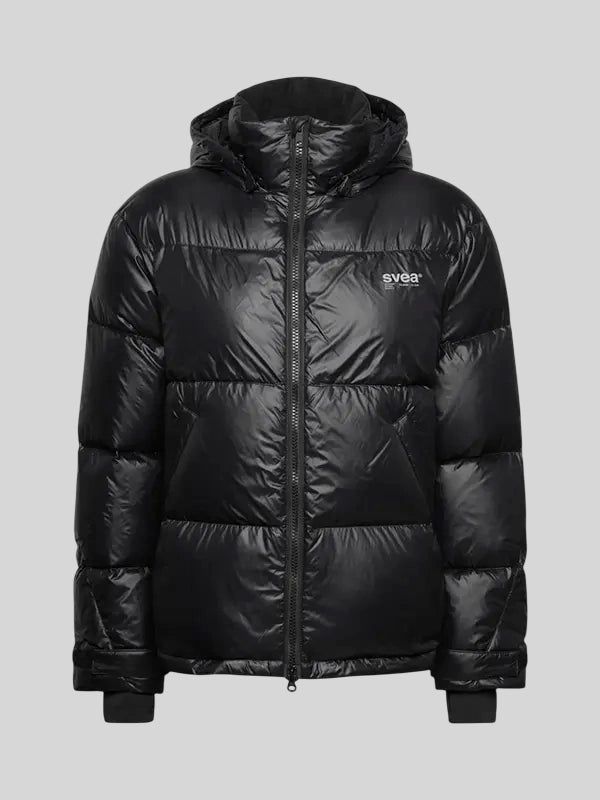 Svea Black Puffer Jacket