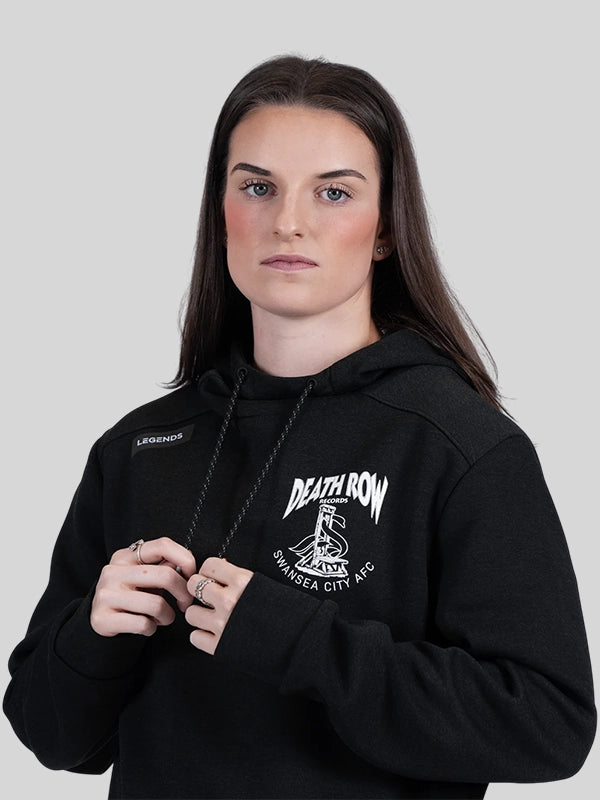 Swansea City AFC x Legends x Death Row Records Black Tech Hoodie