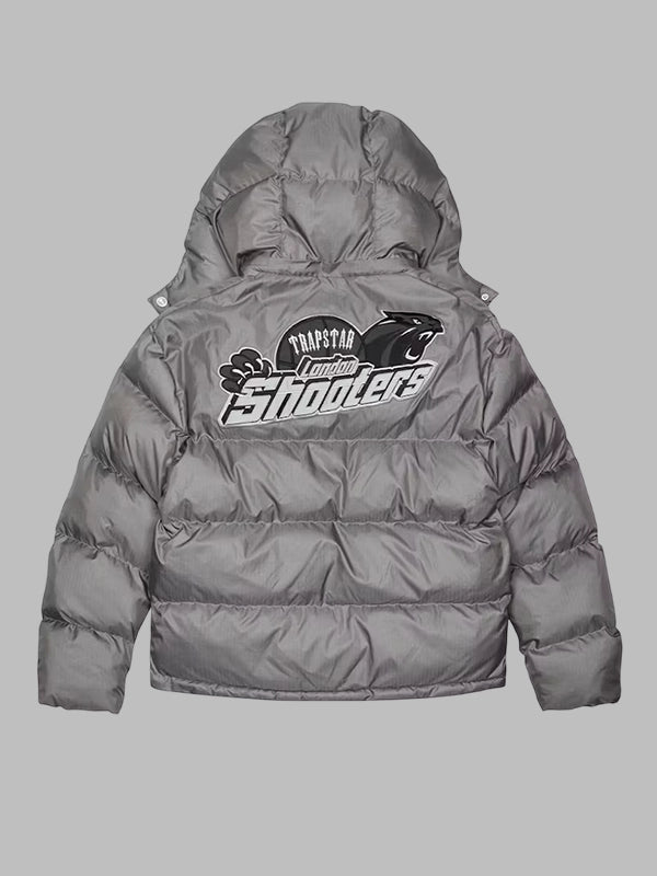Trapstar Shooters Grey Puffer Jacket