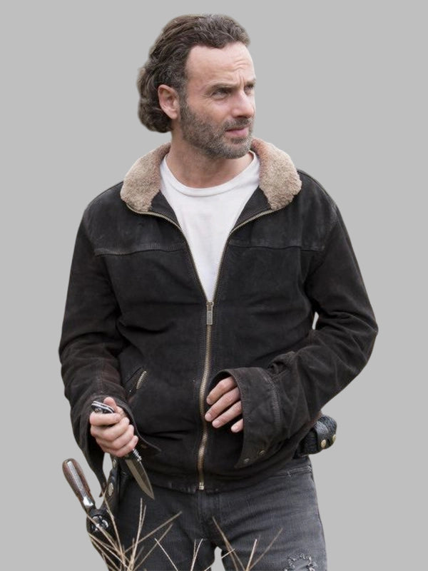 UGG belfast Suede Bombe jacket Black