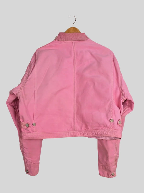 Vintage Carhartt X NY Yankees Crop Jacket Pink