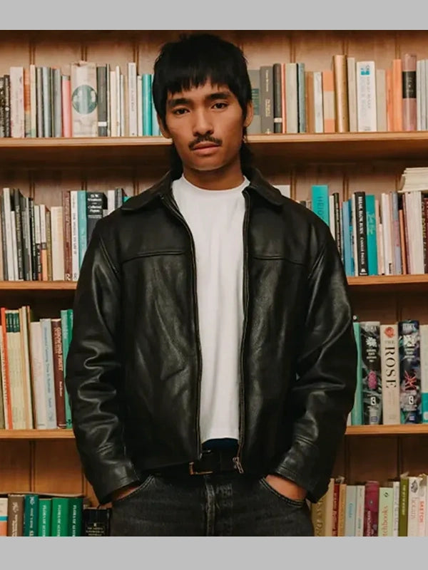 Women Mutimer Leather Jacket Front