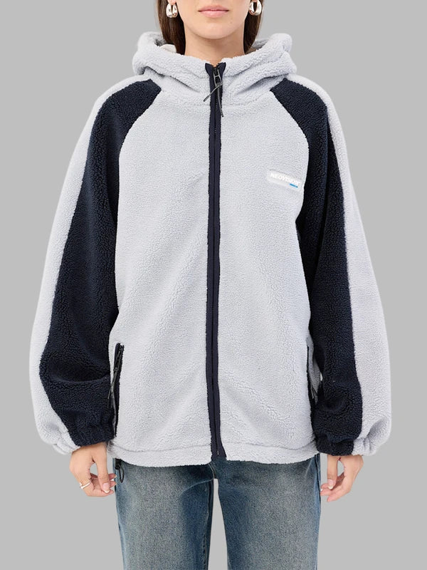 Women Neovision Grey Sherpa Jacket