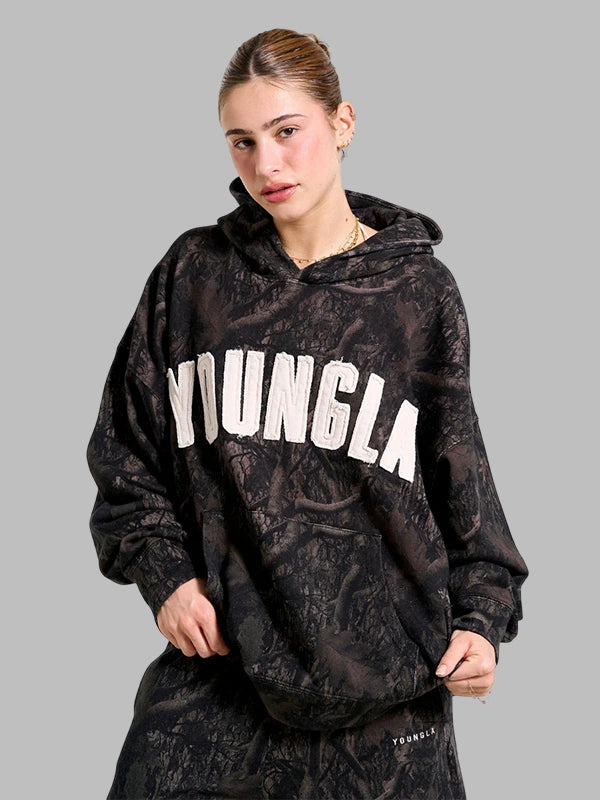Youngla Black Camo Hoodie