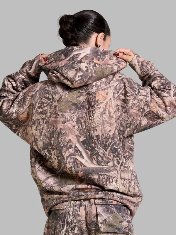 Youngla Camo Hoodie Green