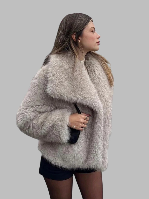 Zara 4360 240 Faux Fur Jacket
