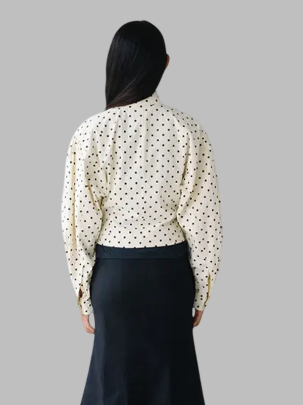 bella the label polka dot jacket