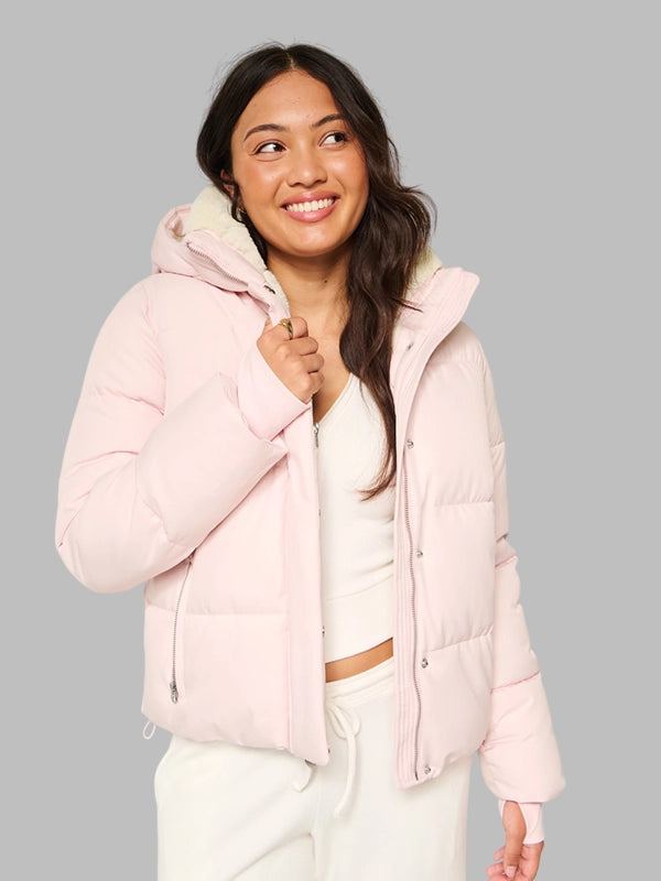 faux fur jacket Pink women