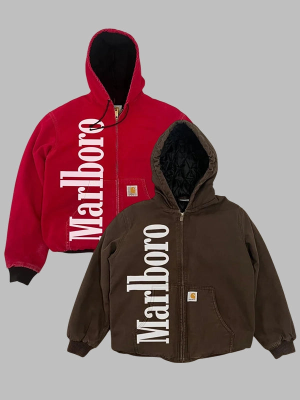 marlboro carhartt jacket green