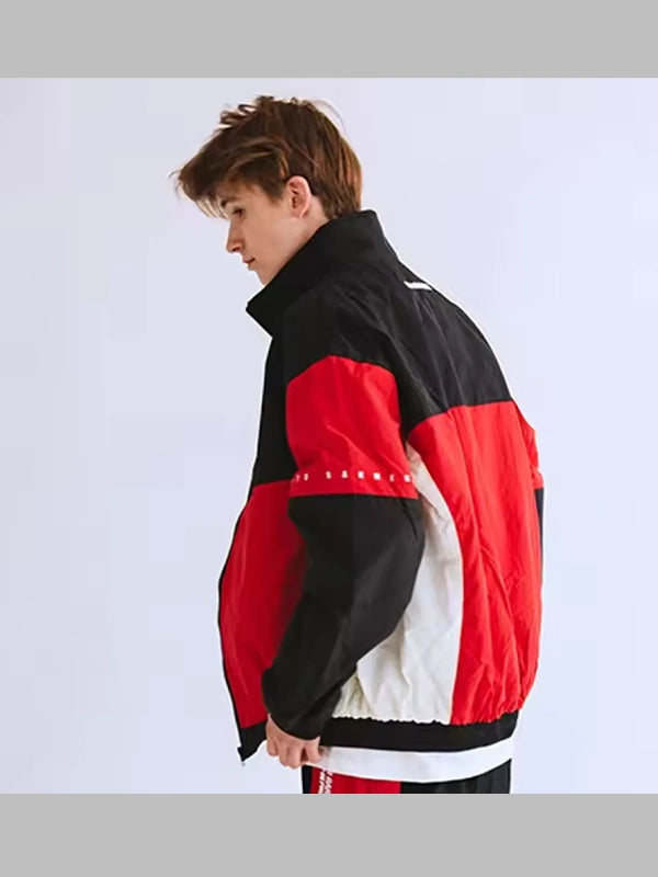 qt8 jacket black Red