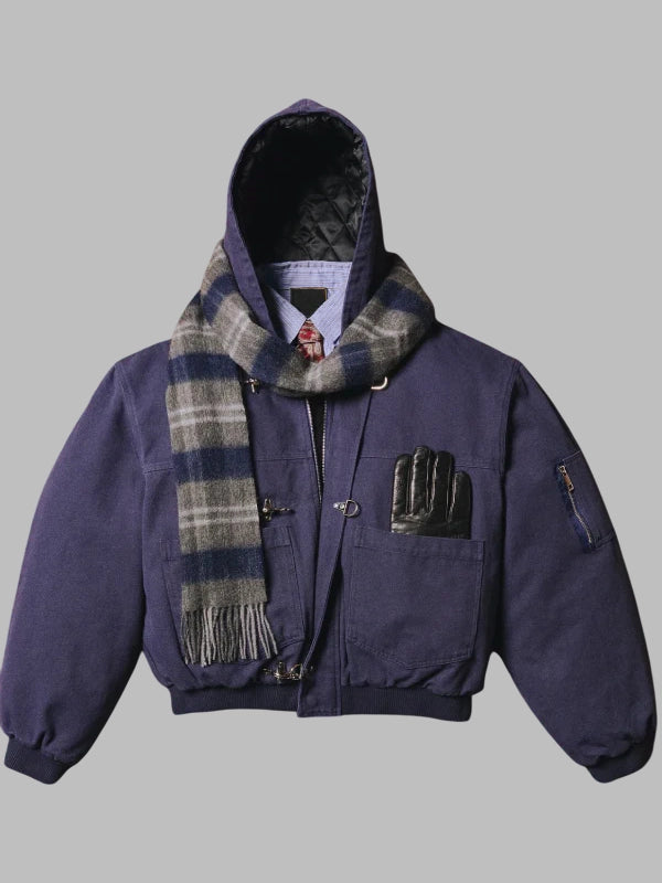 shinzo jacket clasp Blue