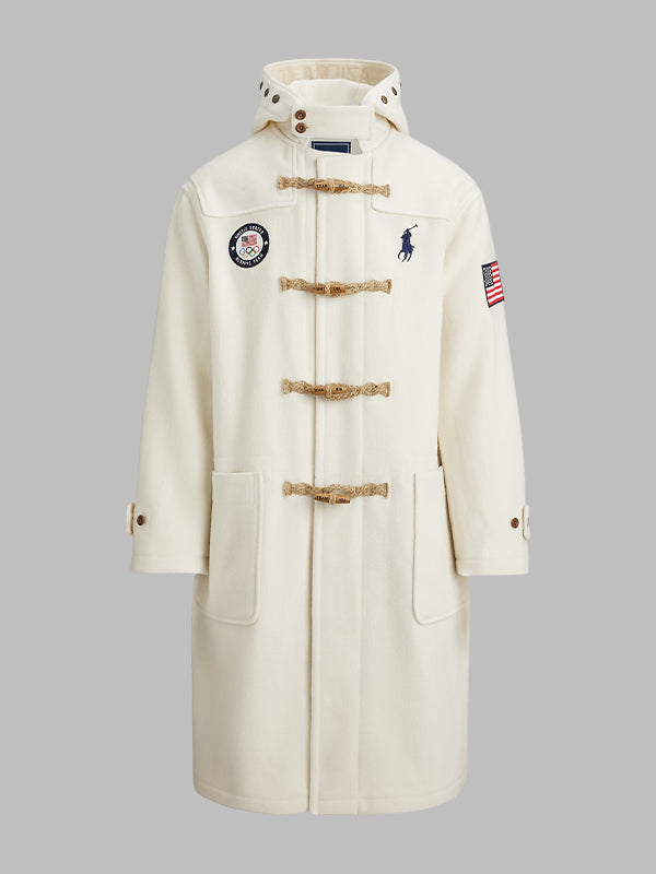 team usa opening ceremony toggle Cream coat