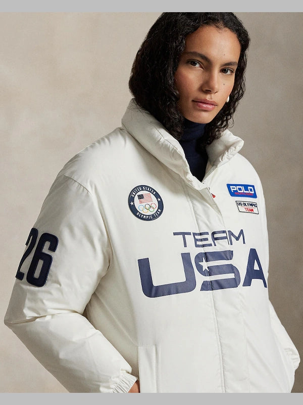 usa olympic 2026 apparel ralph lauren Down Puffer Jacket