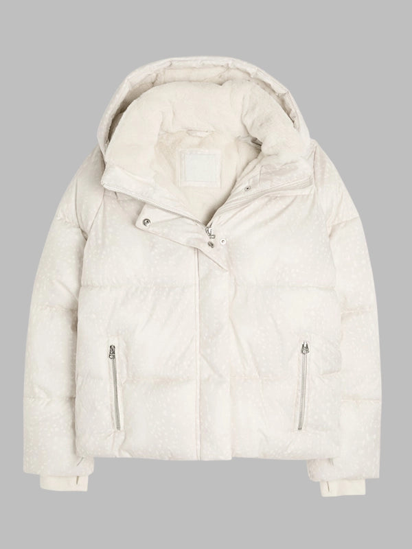 white fur jacket men