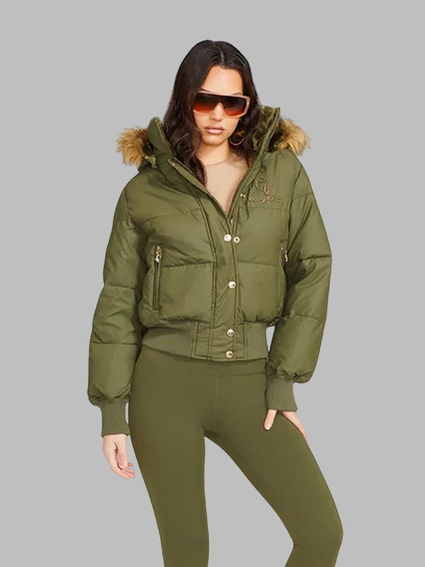 womens baby phat puffer jacket