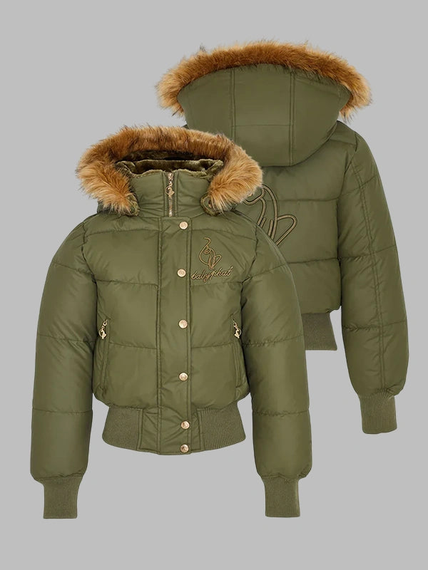 womens baby phat puffer jacket 2000s